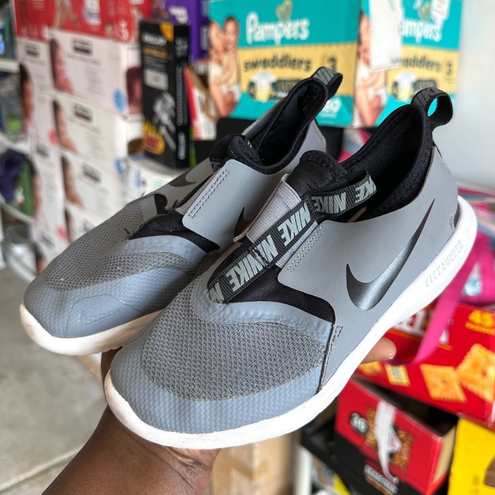 Nike Flex Runner Little Kids Sneakers Size 2Y Gray Shoes - Picture 13 of 13